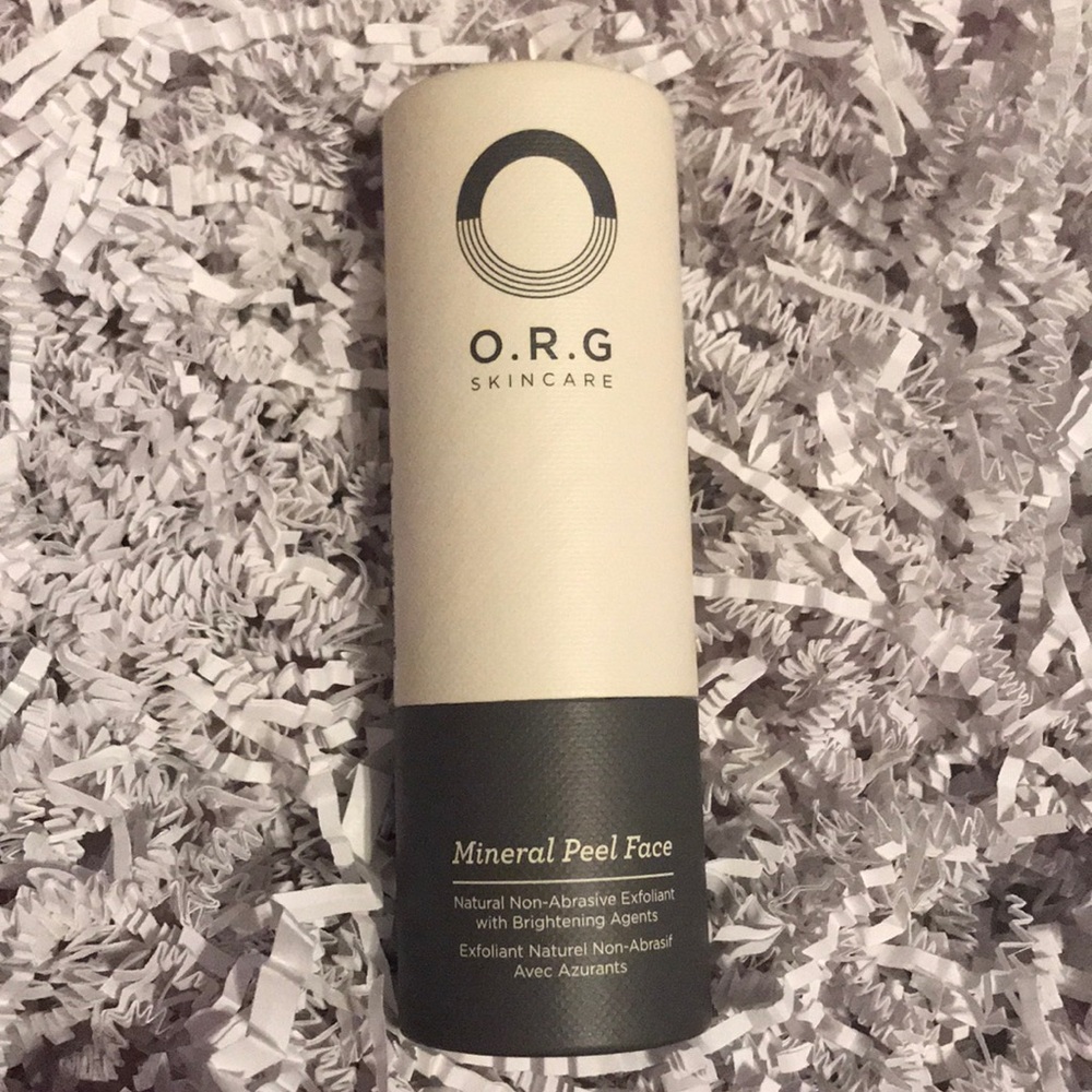 O.R.G. Skincare Mineral Peel Face